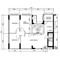 Blk 317 Sembawang Vista (Sembawang), HDB 4 Rooms #580421561